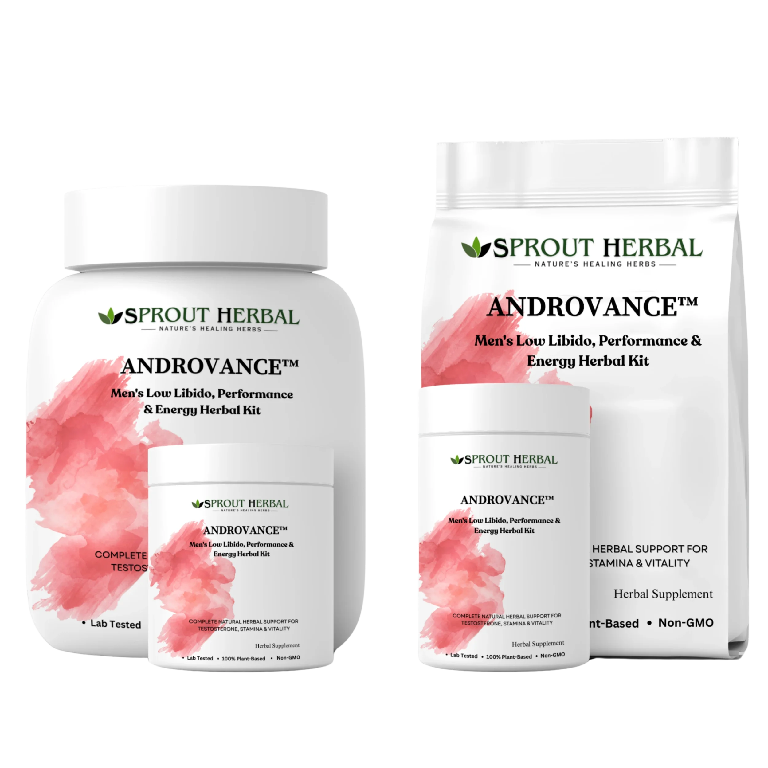 ANDROVANCE™ Natural Herbal Treatment Kit for Men’s Low Libido, Performance & Energy Support