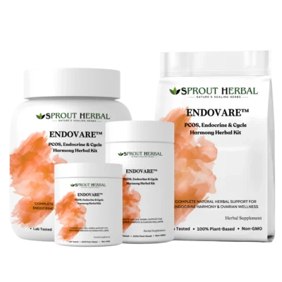 ENDOVARE™ Herbal Treatment Kit for PCOS, Endocrine & Cycle Harmony Support