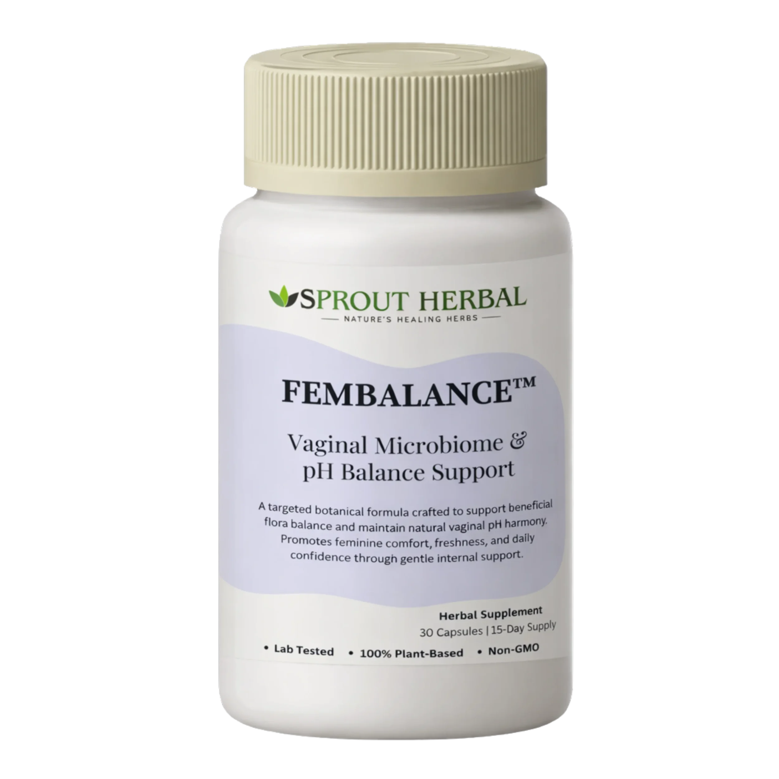 FEMBALANCE™ Vaginal Microbiome & pH Balance Support Tablets
