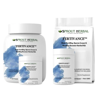 FERTIVANCE™ Herbal Treatment Kit for Male Fertility, Sperm Count & Motility Support