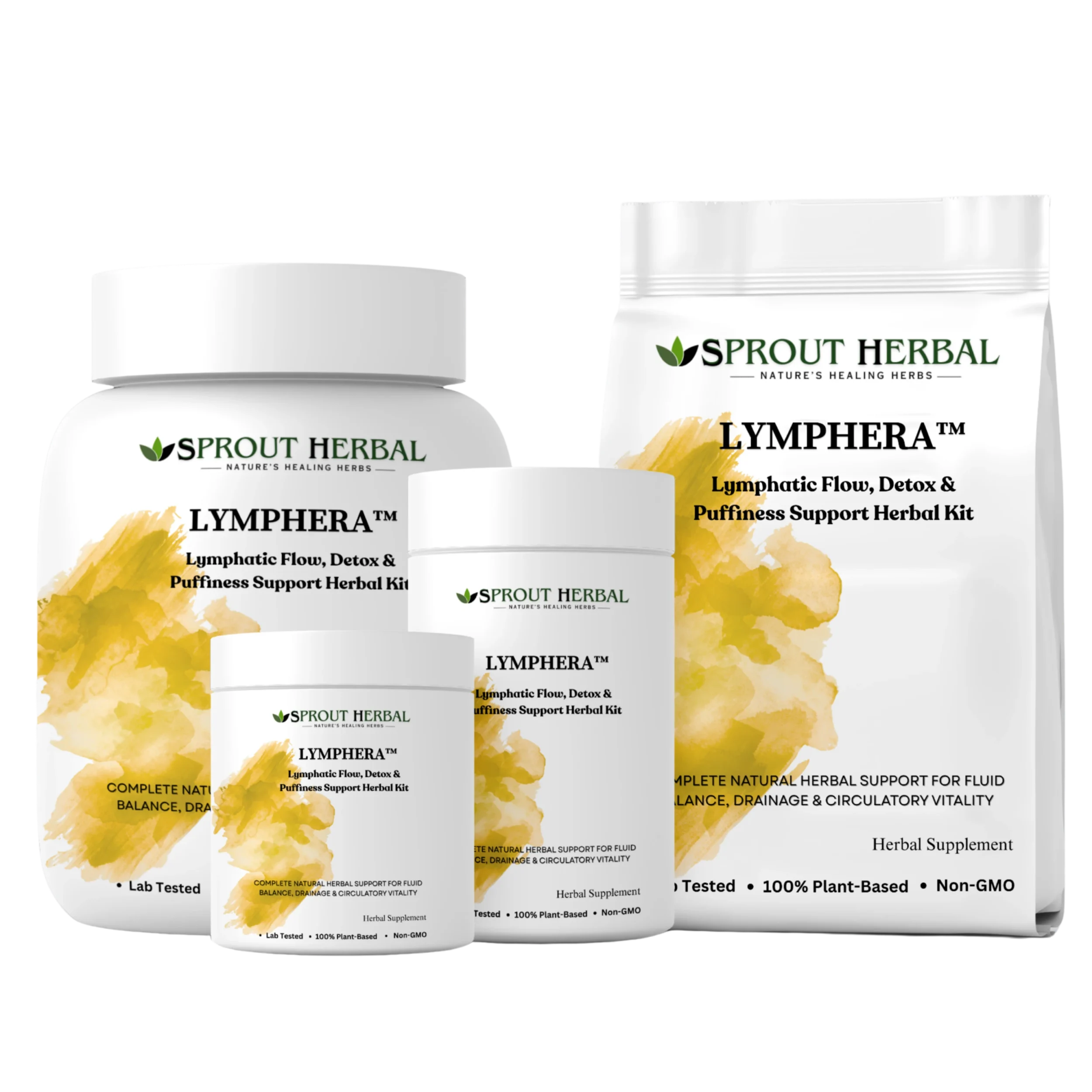 LYMPHERA™ Herbal Treatment Kit for Lymphatic Flow, Detox & Puffiness