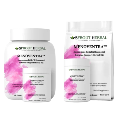 MENOVENTRA™ Herbal Treatment Kit for Menopause Relief & Hormonal Balance Support
