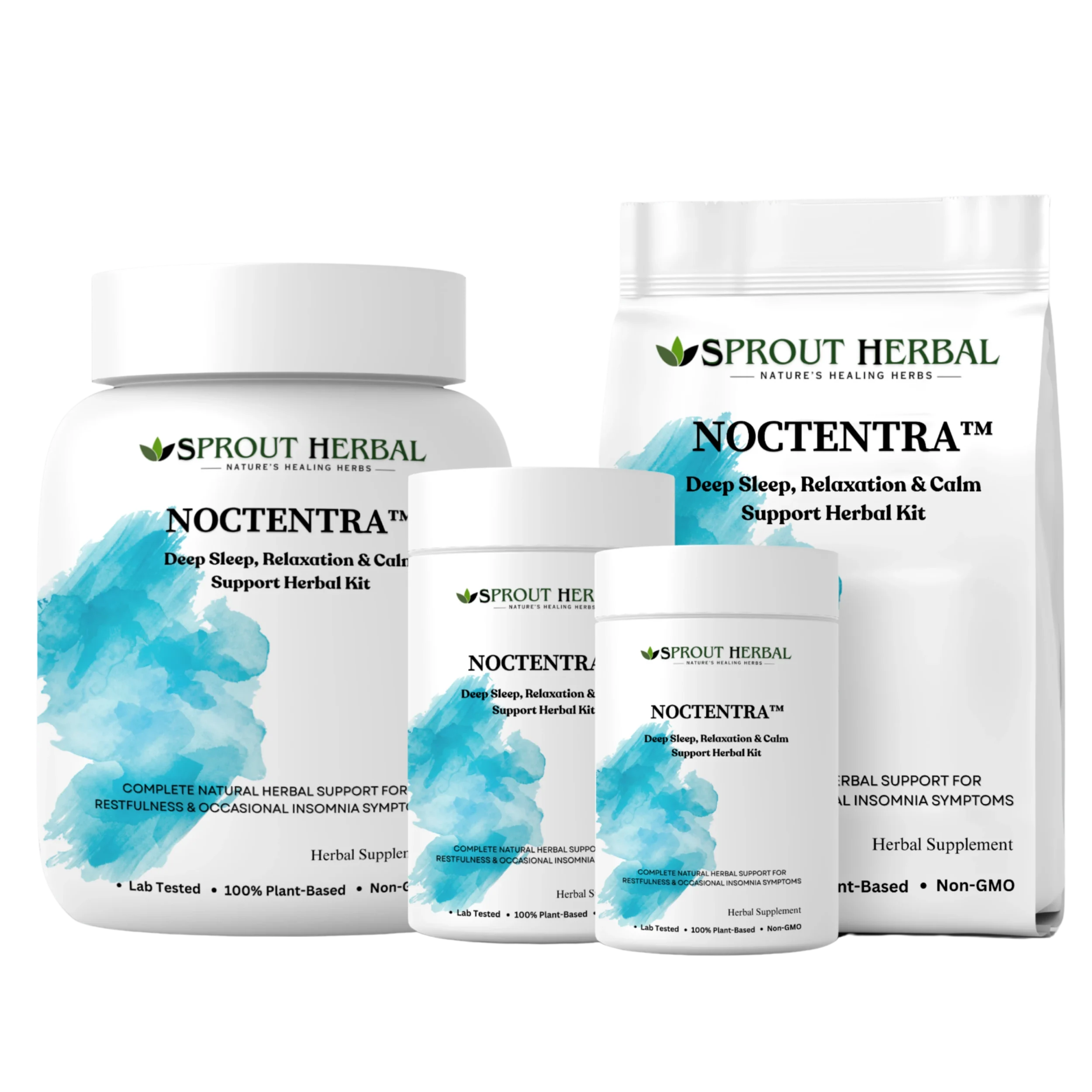 NOCTENTRA™ Natural Herbal Treatment Kit for Deep Sleep & Relaxation Support