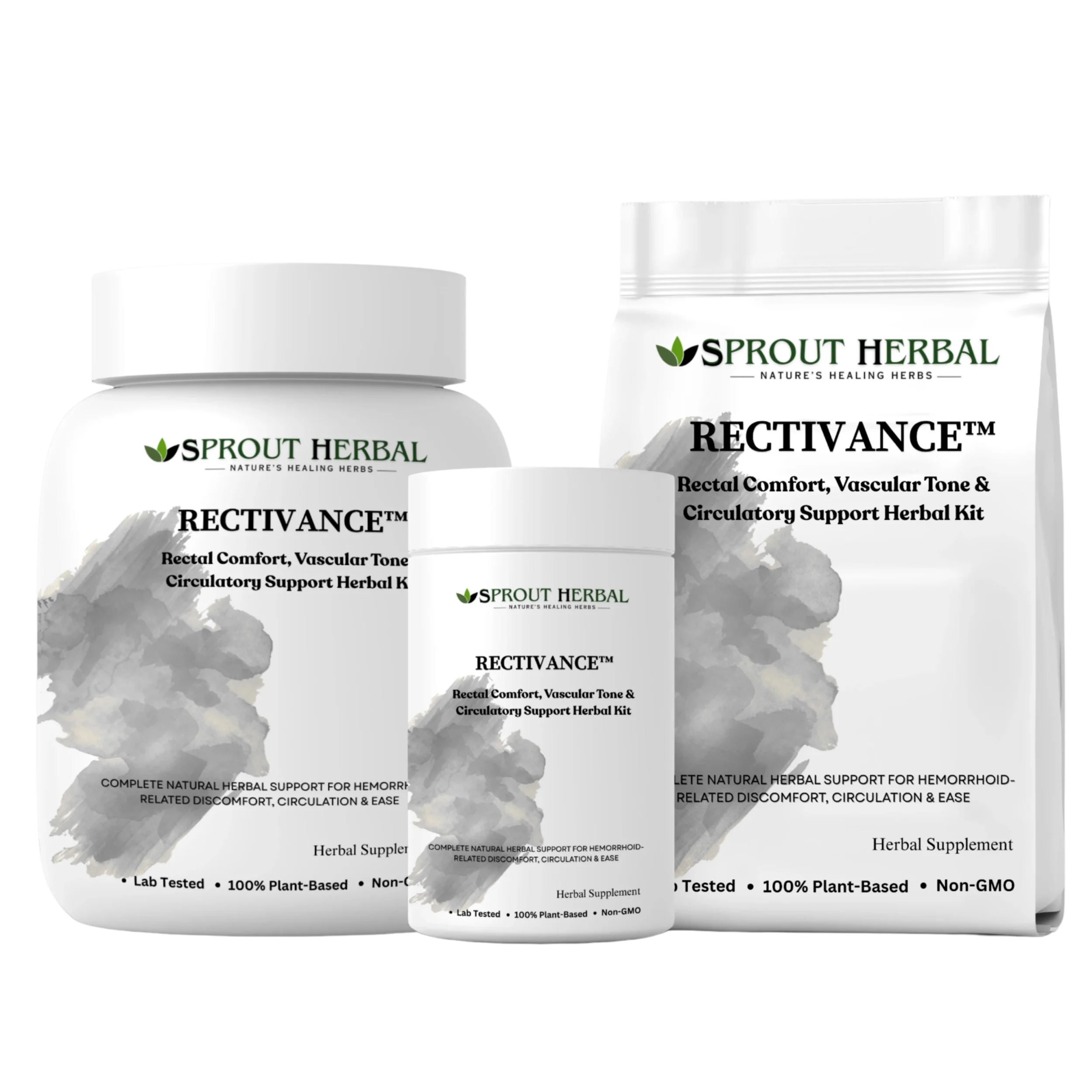 RECTIVANCE™ Natural Herbal Treatment Kit for Hemorrhoids & Rectal Comfort Support