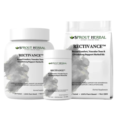 RECTIVANCE™ Natural Herbal Treatment Kit for Hemorrhoids & Rectal Comfort Support