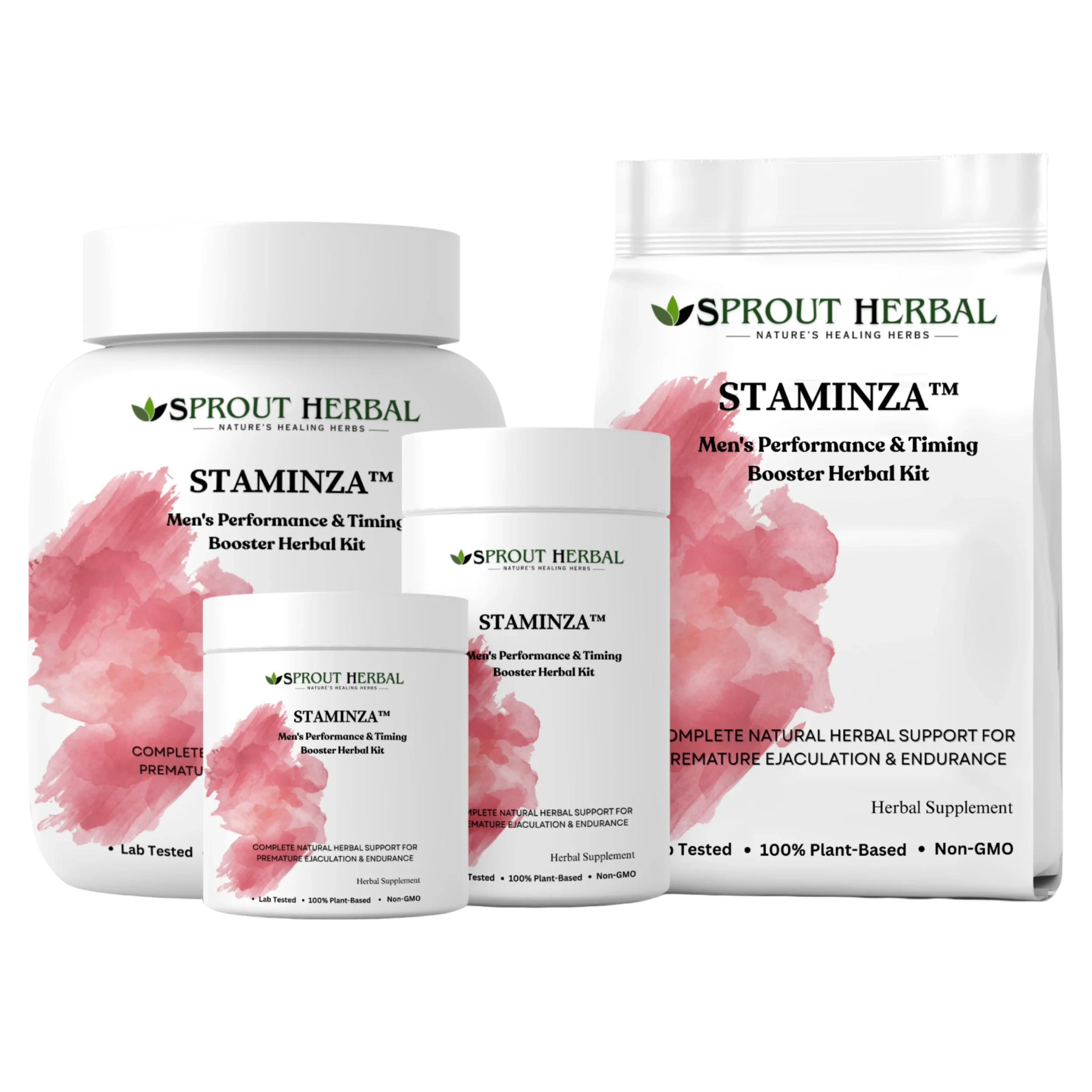 STAMINZA™ Natural Herbal Treatment Kit for Premature Ejaculation & Timing Support