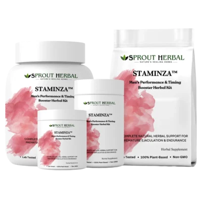 STAMINZA™ Natural Herbal Treatment Kit for Premature Ejaculation & Timing Support