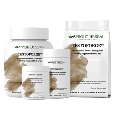 TESTOFORGE™ Natural Herbal Treatment Kit for Low Testosterone & Weak Energy